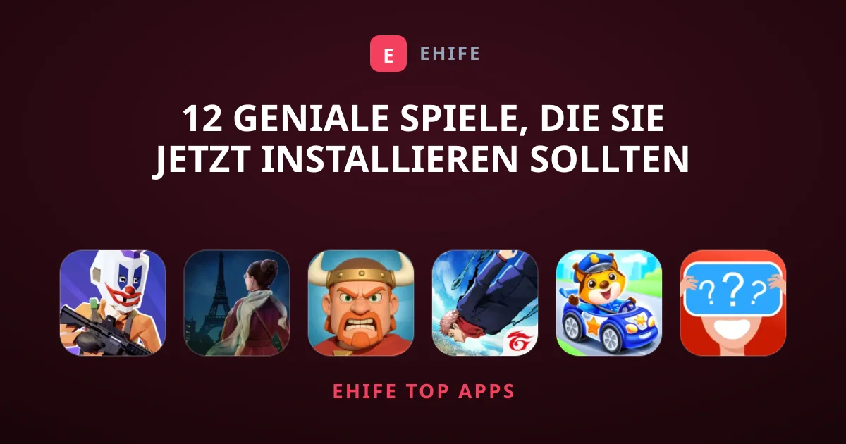 12 Geniale Spiele, Die Sie Jetzt Installieren Sollten